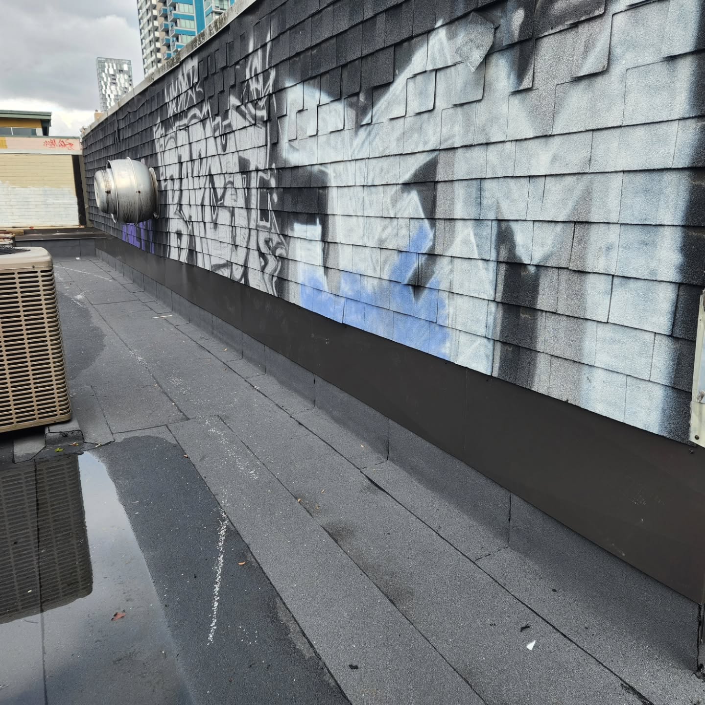 Custom valley flashing installation in Rosedale BC