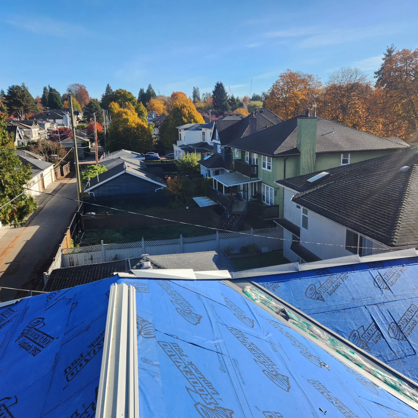 Precision fabricated apron flashing for Abbotsford project