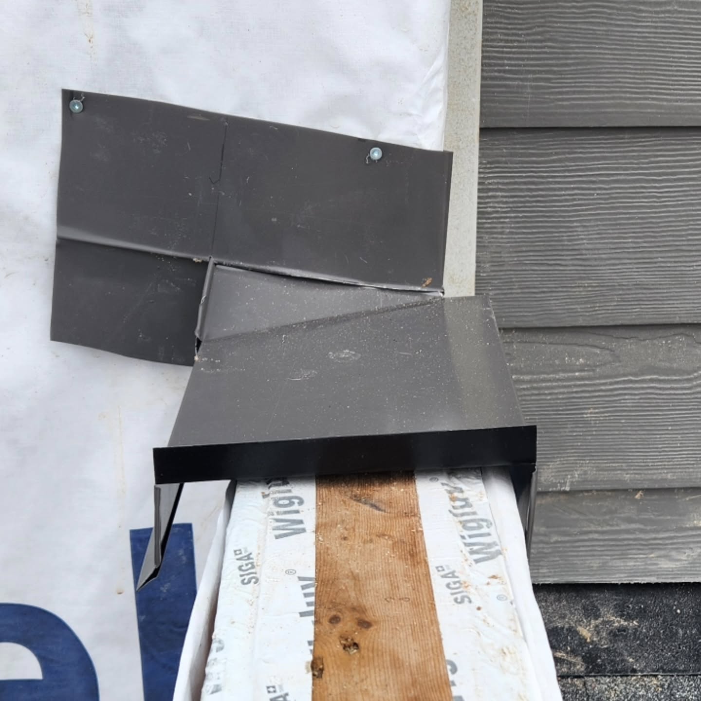 Custom metal flashing fabrication by Get Bent Flashings in Hope BC